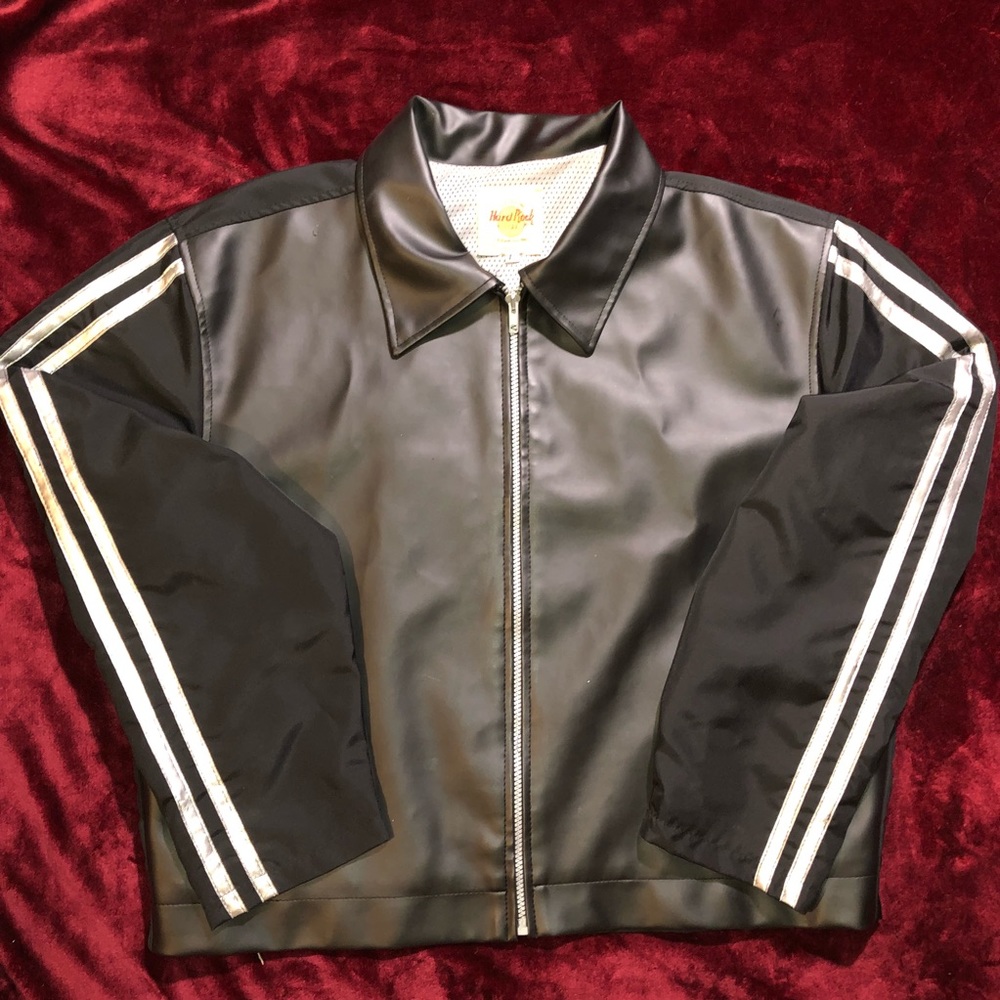 Vintage Hard Rock Cafe Cancun Leather Jacket